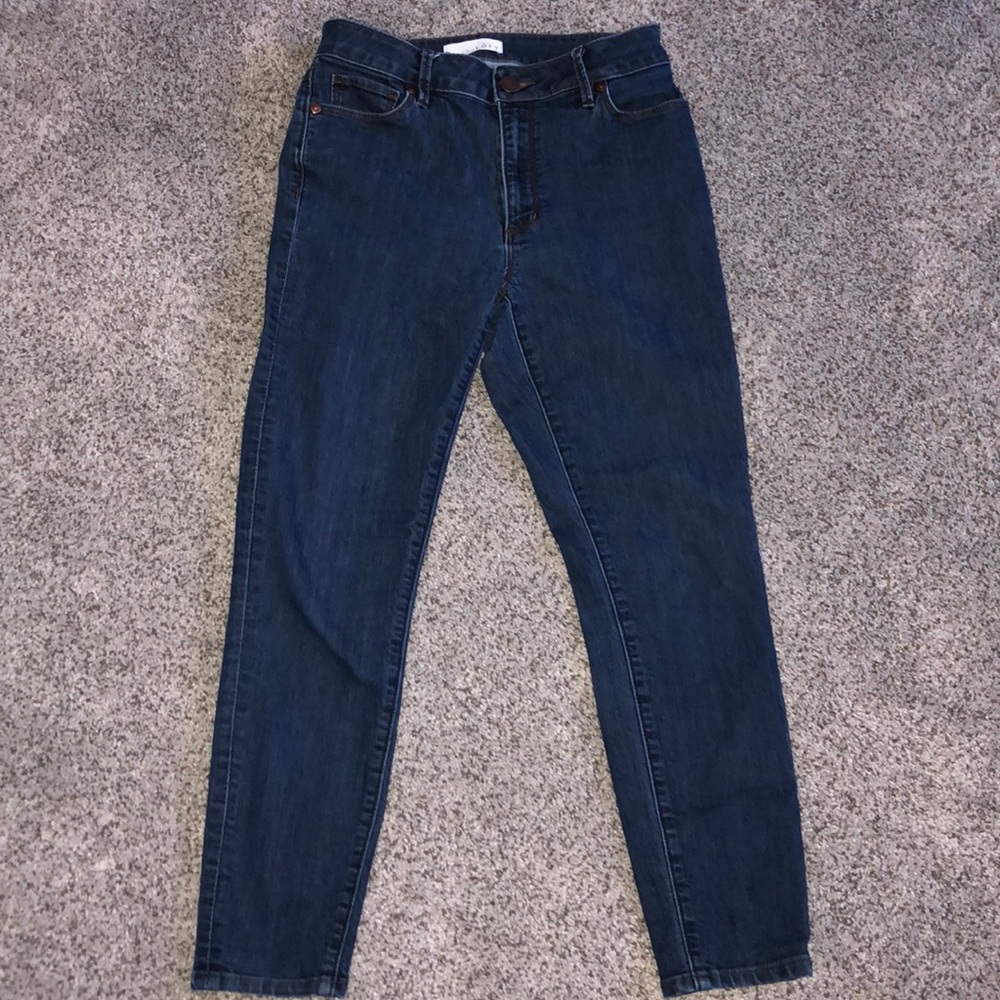 LOFT petite curvy high waist jean